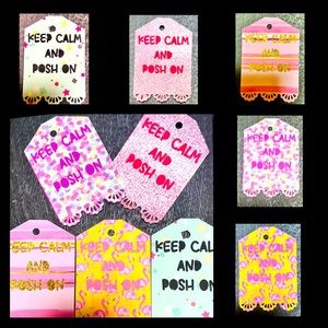 “KEEP CALM AND POSH ON” Thank You Gift Tags. Show buyers YOU TRULY VALUE them!